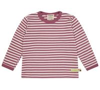 loud + proud Babys & Kinder Shirt Interlock Ringel, GOTS-zertifiziert Grape(Rosa) 122/128
