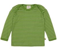 loud + proud Babys & Kinder Shirt Langarm Derby Rib, GOTS-zertifiziert Grass(Grün) 74/80