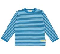 loud + proud Babys & Kinder Shirt langarm gestreift, GOTS-zertifiziert Azur(Blau) 86/92