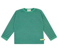 loud + proud Babys & Kinder Shirt langarm gestreift, GOTS-zertifiziert Plant(Grün) 86/92