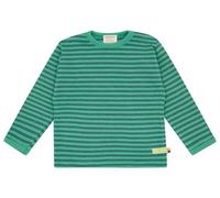 loud + proud Babys & Kinder Shirt langarm gestreift, GOTS-zertifiziert Plant(Grün) 98/104