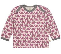 loud + proud Babys & Kinder, Shirt Langarm, GOTS-zertifiziert Grape (Rosa) 74/80