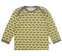 loud + proud Babys & Kinder, Shirt Langarm, GOTS-zertifiziert Moos (Grün) 62/68