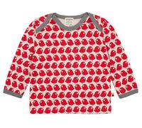 loud + proud Babys & Kinder, Shirt Langarm, GOTS-zertifiziert Tomato (Rot) 62/68