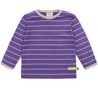 loud + proud Babys & Kinder Shirt Langarm Ringel, GOTS-zertifiziert Violet(Lila) 62/68