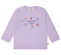 loud + proud Babys & Kinder Shirt mit Druckmotiv, GOTS-zertifiziert Lilac 62/68
