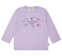 loud + proud Babys & Kinder Shirt mit Druckmotiv, GOTS-zertifiziert Lilac 74/80