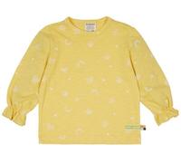 loud + proud Babys & Kinder Shirt Slub Jersey mit Druck, GOTS-zertifiziert Gold 110/116
