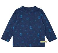loud + proud Babys & Kinder Shirt Slub Jersey mit Druck, GOTS-zertifiziert Ultramarine(Blau) 74/80