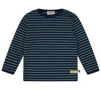 loud + proud Babys & Kinder Shirt Streifen, GOTS-zertifiziert Ultramarine(Blau) 86/92