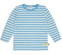 loud + proud Babys & Kinder Shirt Streifen mit Leinen, GOTS-zertifiziert Basin(Blau) 86/92