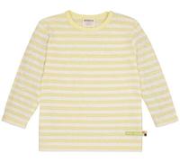 loud + proud Babys & Kinder Shirt Streifen mit Leinen, GOTS-zertifiziert Blonde(Gelb) 74/80