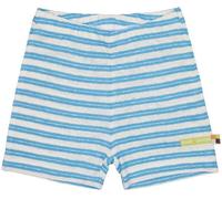 loud + proud Babys & Kinder Short Ringel mit Leinen, GOTS-zertifiziert Basin(Blau) 98/104