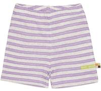 loud + proud Babys & Kinder Short Ringel mit Leinen, GOTS-zertifiziert Lilac(Lila) 74/80