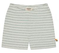 loud + proud Babys & Kinder Short Streifen mit Leinen, GOTS-zertifiziert Bamboo(Grün) 86/92