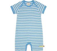 loud + proud Babys & Kinder Spieler Streifen mit Leinen, GOTS-zertifiziert Basin(Blau) 86/92
