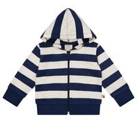 loud + proud Babys & Kinder Sweatjacke mit Blockstreifen, GOTS-zertifiziert UltramarineBlau) 98/104