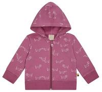 loud + proud Babys & Kinder Sweatjacke mit Kapuze, GOTS-zertifiziert Grape(Rosa) 74/80
