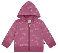 loud + proud Babys & Kinder Sweatjacke mit Kapuze, GOTS-zertifiziert Grape(Rosa) 98/104
