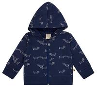 loud + proud Babys & Kinder Sweatjacke mit Kapuze, GOTS-zertifiziert Ultramarine(Blau) 74/80
