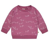 loud + proud Babys & Kinder Sweatshirt mit Alloverdruck, GOTS-zertifiziert Grape(Rosa) 122/128