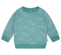 loud + proud Babys & Kinder Sweatshirt mit Alloverdruck, GOTS-zertifiziert Oregano(Grün) 122/128
