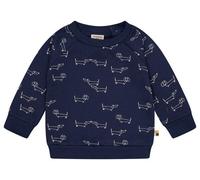 loud + proud Babys & Kinder Sweatshirt mit Alloverdruck, GOTS-zertifiziert Ultramarine(Blau) 110/116