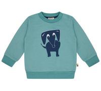 loud + proud Babys & Kinder Sweatshirt mit Druckmotiv, GOTS-zertifiziert Oregano(Grün) 122/128