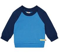 loud + proud Babys & Kinder Sweatshirt mit Raglanärmeln, GOTS-zertifiziert Azur/Ultramarine(Blau) 74/80