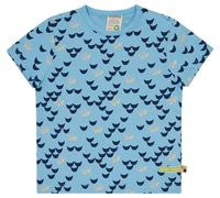 loud + proud Babys & Kinder T-Shirt Druck, GOTS-zertifiziert Air(Blau) 62/68