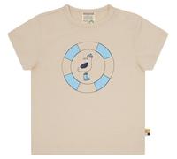 loud + proud Babys & Kinder T-Shirt Druck, GOTS-zertifiziert Vanilla(Natur) 122/128