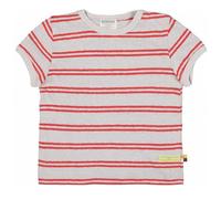 loud + proud Babys & Kinder T-Shirt Streifen mit Leinen, GOTS-zertifiziert Stone (Grau) 86/92