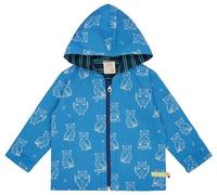 loud + proud Babys & Kinder Wasserabweisende Jacke mit Druck, GOTS-zertifiziert Azur(Blau) 122/128