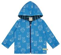 loud + proud Babys & Kinder Wasserabweisende Jacke mit Druck, GOTS-zertifiziert Azur(Blau) 74/80