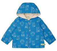 loud + proud Babys & Kinder Wasserabweisende Jacke mit Teddyfutter, GOTS-zertifiziert Azur(Blau) 98/104