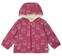 loud + proud Babys & Kinder Wasserabweisende Jacke mit Teddyfutter, GOTS-zertifiziert Rouge(Pink) 62/68