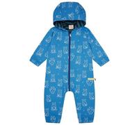 loud + proud Babys & Kinder Wasserabweisender Overall mit Druck, GOTS-zertifiziert Azur(Blau) 62/68