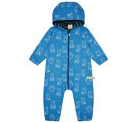 loud + proud Babys & Kinder Wasserabweisender Overall mit Druck, GOTS-zertifiziert Azur(Blau) 74/80