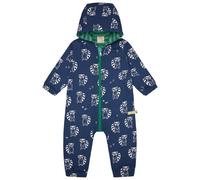 loud + proud Babys & Kinder Wasserabweisender Overall mit Druck, GOTS-zertifiziert Ultramarine(Blau) 50/56