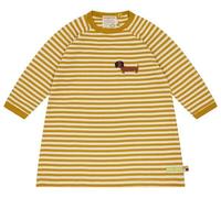 loud + proud Babys & Kinder Weiches Sweatkleid, GOTS-zertifiziert Curry(Gelb) 110/116