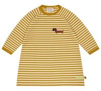 loud + proud Babys & Kinder Weiches Sweatkleid, GOTS-zertifiziert Curry(Gelb) 122/128