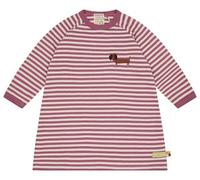 loud + proud Babys & Kinder Weiches Sweatkleid, GOTS-zertifiziert Grape(Rosa) 122/128
