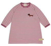 loud + proud Babys & Kinder Weiches Sweatkleid, GOTS-zertifiziert Grape(Rosa) 86/92