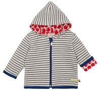 loud + proud Babys & Kinder, Wendejacke, GOTS-zertifiziert Grey (Grau) 110/116