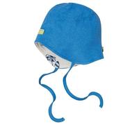 loud + proud Babys & Kinder Wendemütze aus Baumwoll-Fleece, GOTS-zertifiziert Azur(Blau) 74/80