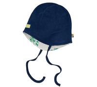loud + proud Babys & Kinder Wendemütze aus Baumwoll-Fleece, GOTS-zertifiziert Ultramarine(Blau) 62/68