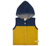 loud + proud Babys & Kinder Weste aus Baumwoll-Fleece, GOTS-zertifiziert Curry(Gelb) 86/92