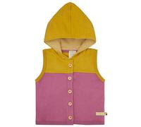 loud + proud Babys & Kinder Weste aus Baumwoll-Fleece, GOTS-zertifiziert Grape(Lila) 98/104