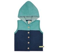 loud + proud Babys & Kinder Weste aus Baumwoll-Fleece, GOTS-zertifiziert Ultramarine(Blau) 110/116