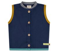 loud + proud Babys & Kinder Weste aus Baumwoll-Fleece, GOTS-zertifiziert Ultramarine(Blau) 122/128